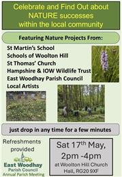 EWPC Annual Parish Meeting 17th May 2-4pm